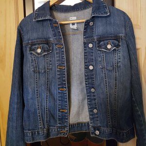 Gap stretch denim jacket size small